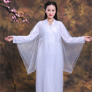新款飘逸十里桃花古装仙影视同款服装co白侠客清新淡雅汉服女