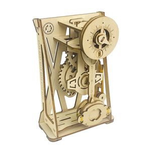 木质机械传动钟摆模型 stem益智科教 手工玩具创意3d拼图