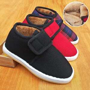 农村老式棉鞋女冬东北大棉鞋大头手工传统男条绒老棉鞋棉花保暖