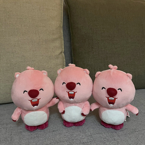 韩国正品现货 小海狸露比 18cm骨架可动表情大笑毛绒公仔玩偶礼物