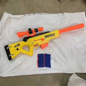 正版散货 nerf热火 堡垒之夜黄狙 fortnite basr-l 软弹枪发射器