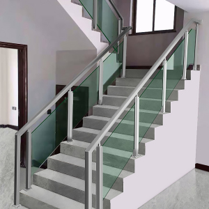 玻璃护栏阳台室内家用不锈钢楼梯扶手护栏简约轻奢玻璃栏杆扶手