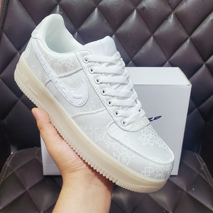 空军一号男鞋低帮白丝绸板鞋情侣莆田官网增高透气休闲aj运动鞋女