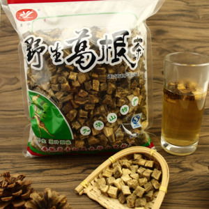 秀华正品葛根茶500克解酒天然野葛粉块新鲜柴葛根粉功效纯正野生