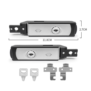 S100#铝框拉杆箱行李箱锁配件钥匙密码锁旅行箱边锁登机箱包锁头