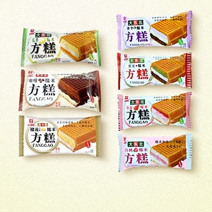 【30支】礼拜天方糕雪糕东北糯米香芋榴莲草莓红豆味冰淇淋80g/支