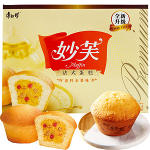 临期食品妙芙法式蛋糕200g花样水果味休闲零食下午茶点心早餐代餐