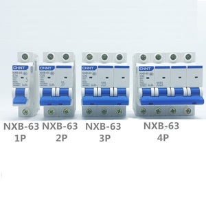正泰NXB-63小型断路器1P2P3P4 C10C16C20C32C40A 63A空气开关DZ47
