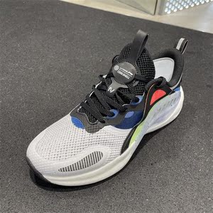 李宁休闲鞋男鞋21夏季新款羿星4代网面减震透气低帮运动鞋aglr037