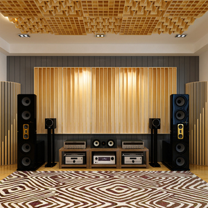 实木声学扩散板二次余数扩散体录音棚影音室屋顶声音反射板吸音板