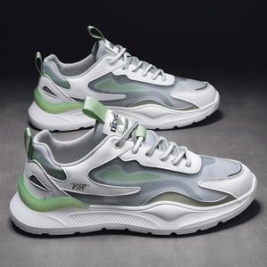 公牛世家网鞋男2022新款夏季男鞋透气薄款老爹鞋轻便休闲运动潮鞋