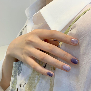 甲油胶蓝紫色指甲油胶2021年新款网红款冰透美甲店专用工具流行色