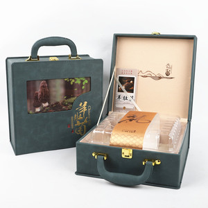 高档羊肚菌包装盒通用礼品盒礼盒100克干货250克新鲜菌类手提礼盒