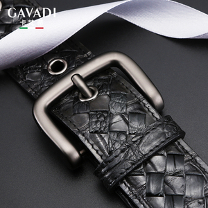 卡梵蒂商务皮带韩版青年男士单圈裤腰带平滑扣帆布扣头白色腰带