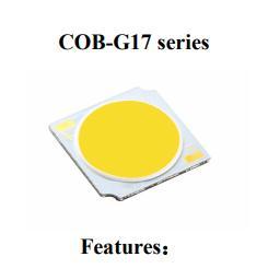 G17-303H0312-1811MA 36V 0.6A电流 1919T体积 铝基板COB LED灯珠