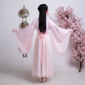 汉服女学生古装长款古装衣服女超仙中国风古代公主裙香蜜沉沉同款