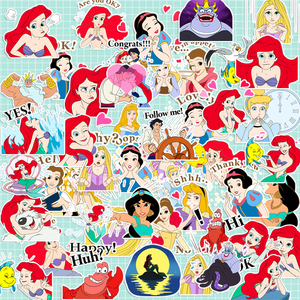 迪士尼公主手帐贴纸