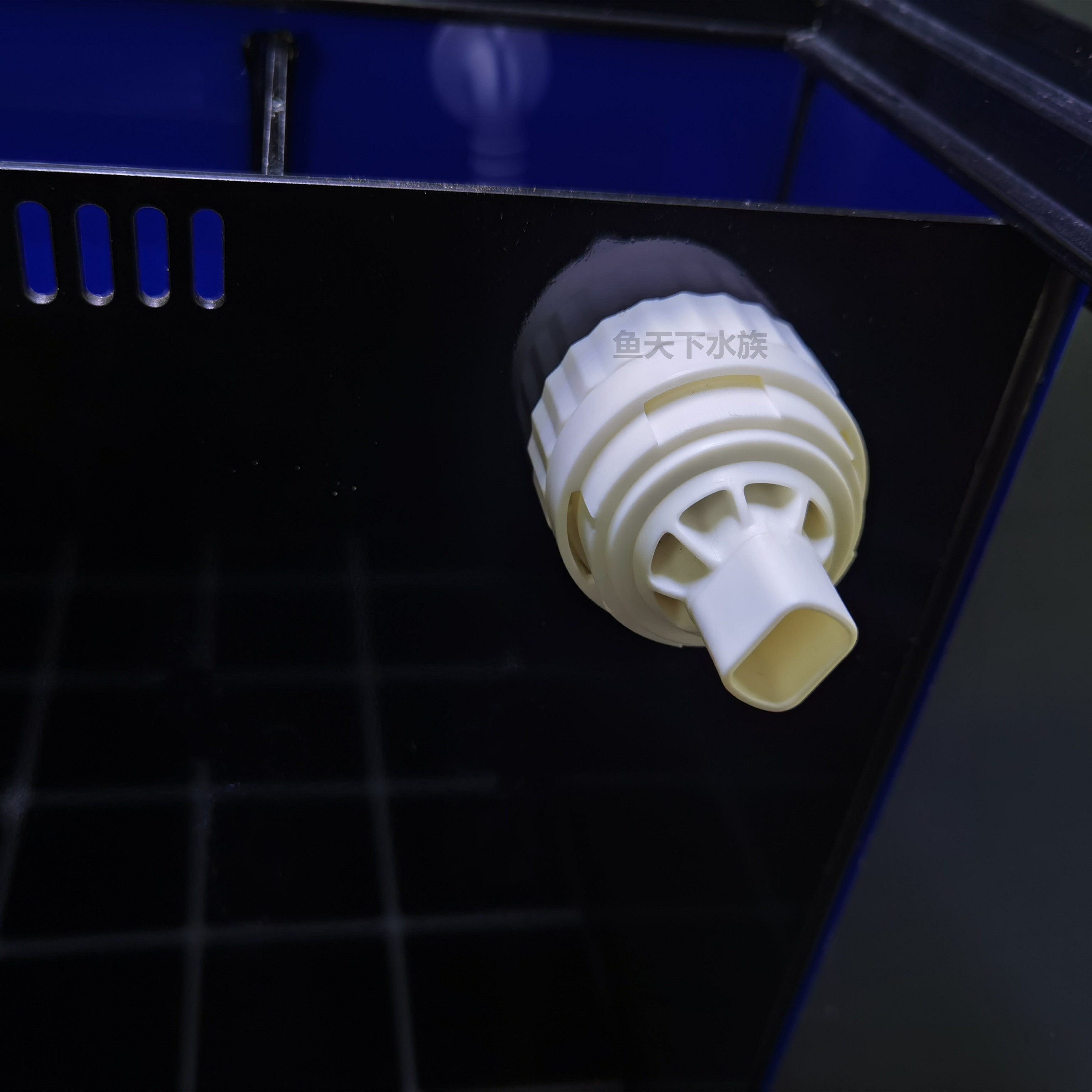 海水缸万向出水口侧滤鱼缸万向鸭嘴出水鱼缸上水口配件万向鸭嘴喷