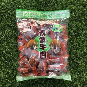 满4包包邮 健仔素笨牛肉228g辣条大刀肉麻辣熟食即食面筋老式辣片