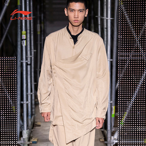 中国李宁春夏季外套男巴黎时装周李宁x功夫系列春夏走秀款夹克