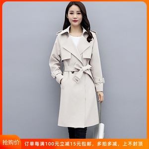 2022年柔情女人春装新款拉素春季女装专柜正品优雅风情韩版风衣