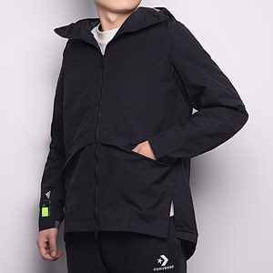 正品adidas阿迪达斯男装2022春季新款连帽运动夹克防风外套gl8676