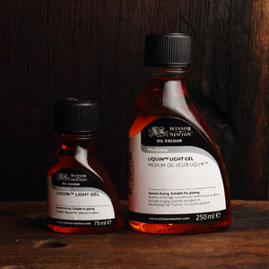 英国温莎牛顿进口丽坤亮光胶质媒介972罩染快干胶油画罩染媒介剂