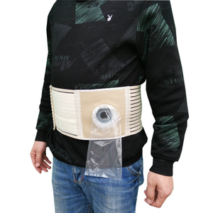 加宽腰带式一次性造口圈袋肛门袋造口造瘘袋直肠大便带硅胶二件式