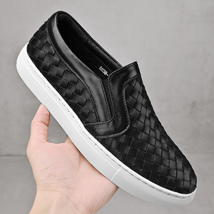 乐福鞋一脚蹬懒人真皮鞋子男鞋夏季透气薄款休闲潮鞋卡斯诺丁536