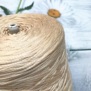 进口100%纯棉扁带子线 匹马棉埃及长绒棉线 衣服帽子包包毯子线