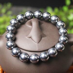 太赫兹能量石手链能量水晶磁疗健康石手链送长辈男女单圈手串