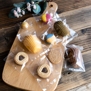 烘焙密封半透明迷你磨砂曲奇小饼干袋奶枣手工机封袋雪花酥包装袋