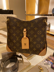 lv/路易威登女包经典odeon小号老花托特包腋下单肩包斜挎包m45354