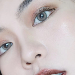 tina美瞳年抛女网红款混血欧美自然大小直径复古绿色隐形近视眼镜