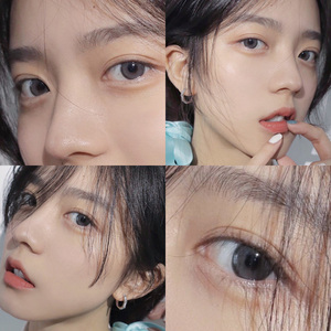 香蜜灰色美瞳混血欧美女网红款大小直径年抛隐形半年抛润瞳日抛jl