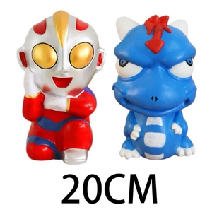 涂料画画手工diy石膏恐龙奥特曼幼儿园玩具摔不坏搪胶存钱罐彩绘.