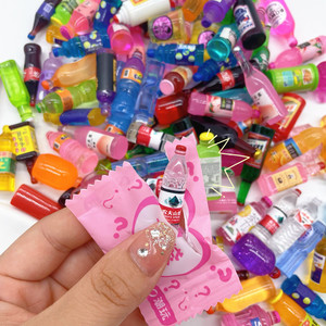 微缩食玩超市小盲袋日本网红迷你食物小零食模型玩具酒瓶饰品摆件