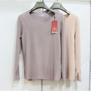 绅门83089德绒发热纤维磨毛加厚亲肤绒女式保暖内衣套装83088正品