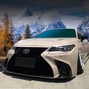 亚洲龙凯美瑞中网改装前杠大包围专用升级雷克萨斯ls前脸前唇总成