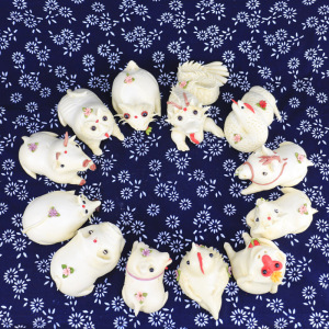 十二生肖汪疃花饽饽婚礼开业庆典馒头馍馍面食面塑糕点