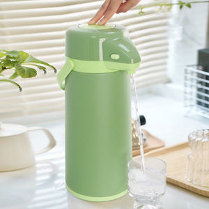 五月花热水瓶气压式保温壶家用保温瓶按压式保温水瓶热水壶暖水壶