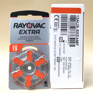 英国进口锌空气A13号雷特威RAYOVAC EXTRA助听器电池PR48 1.45V