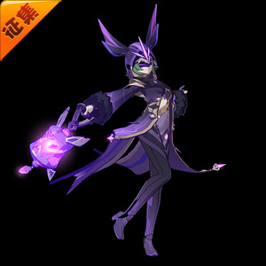 征集uwowo悠窝窝原神雷莹术士cosplay服装女愚人众游戏同款全套