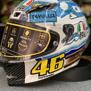 agv pistagpr雪屋小镇全覆式安全头盔摩托车机车跑车全盔男女通用