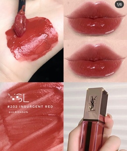 ysl圣罗兰黑管镜面水光唇釉419显摆滋润春夏口红唇釉416可达鹅178.