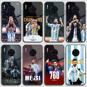 阿根廷夺冠手机壳适用华为mate60/50世界杯梅西4030pro定制20PRO巴萨10足球明星9冠军保护套