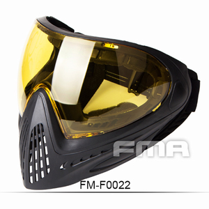 FMA F1单层彩弹面罩 CS野战游戏防护防尘防雾全脸面具护目镜保暖
