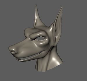 fursuit兽装头骨定制委托 3d打印头骨定制委托买回家自己贴毛毛