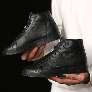 nike耐克黑武士开拓者牛皮面高帮板鞋男鞋休闲运动女鞋情侣夏秋季