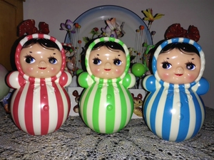 琴不倒 80年代不倒翁 90年代娃娃 老玩具 怀旧收藏复古 老玩具